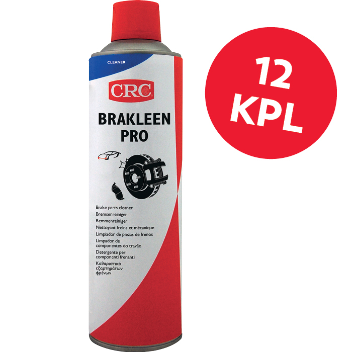 CRC Brakleen PRO Jarrunpuhdistusspray 500 ml, 12 kpl