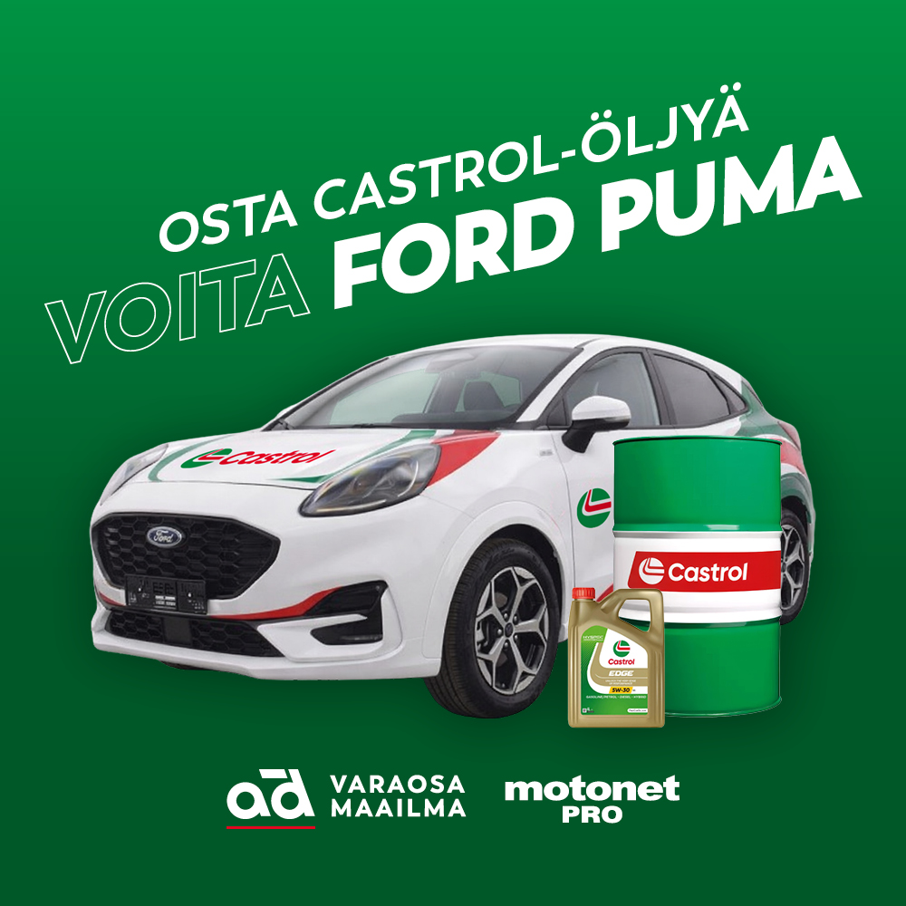 Osta Castrol-öljyä ja ota osaa henkilöauton arvontaan!